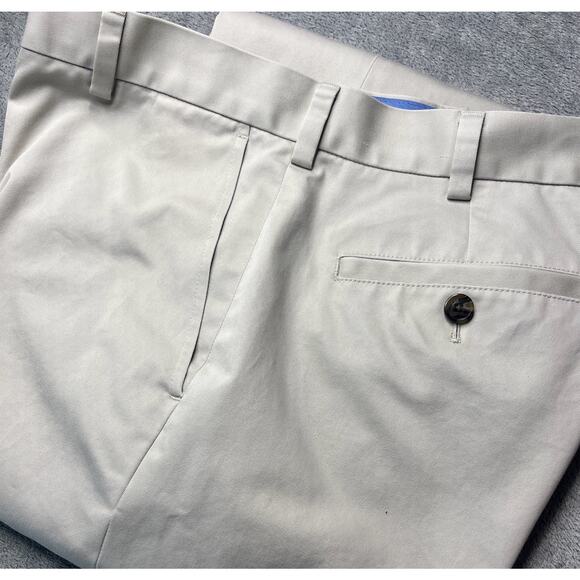 Brooks Brothers‎ Pants Men 36 Beige Light Weight Advantage Chino Milano Khakis - Picture 1 of 9